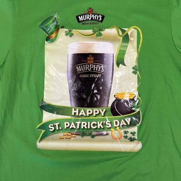 Murphy's ST.‎ Patrick's Day Women's Green Short Sleeve T-Shirt Size Large - Picture 3 of 7